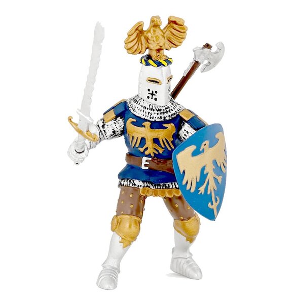 Papo Knight Figurines, NEW in BAGS & TAGS - King, Knight, 2 horses & Dragon - Picture 6 of 14